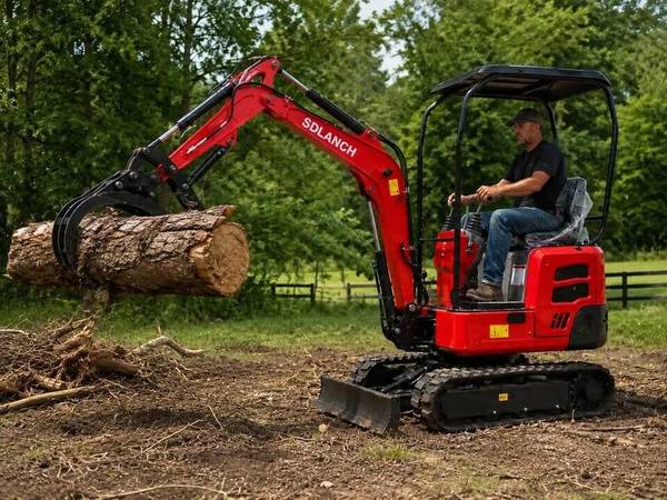 2026 SDLANCH Mini excavator log / brush grab