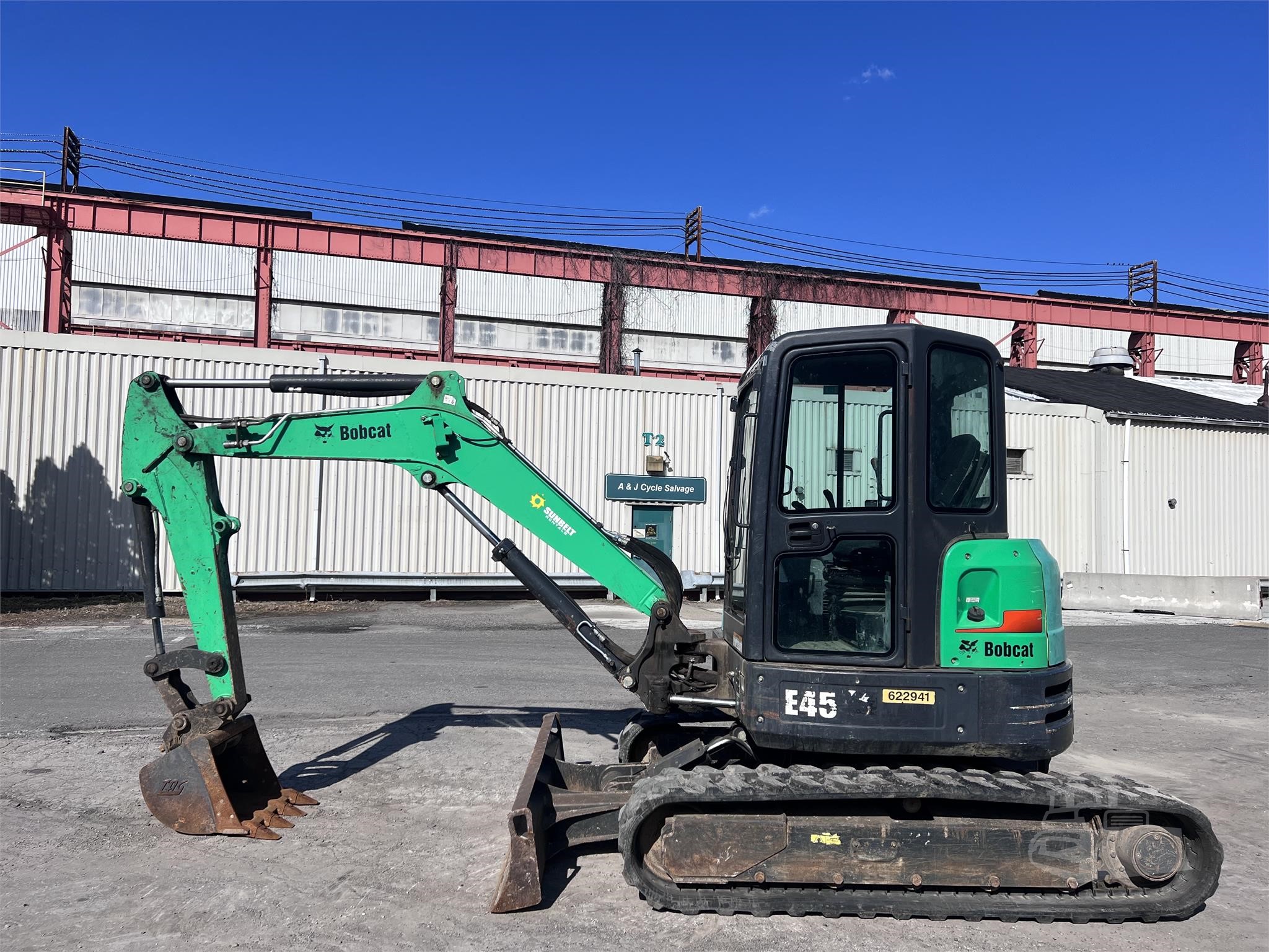 2014 Bobcat E45 Mini excavator