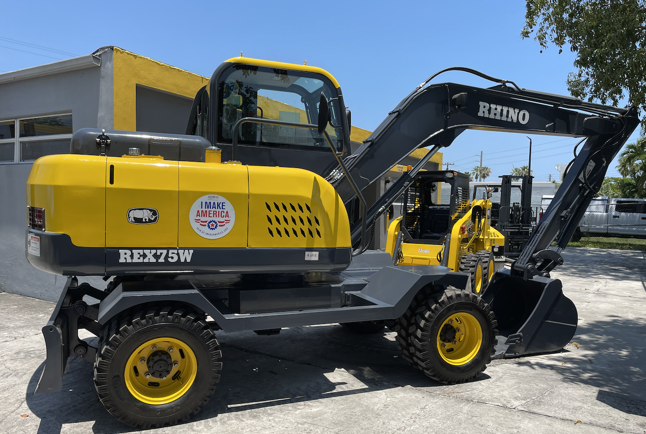 2026 RHINO  REX75W Wheeel Excavator ( Powered by Cummins )
